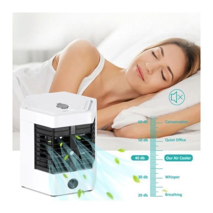 Mini climatiseur portable multifonction pour chambre et extérieur