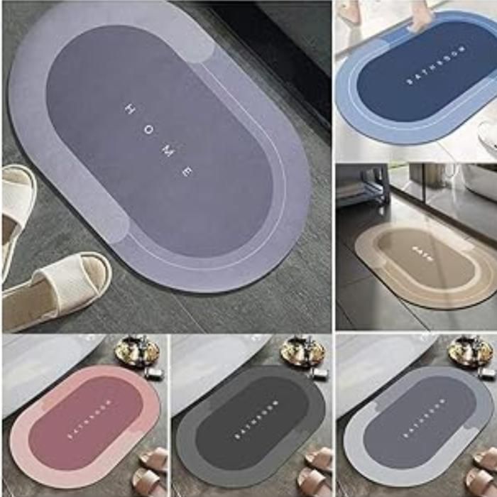 Tapis de salle de bain antidérapant (Couleur et designe aléatoire)