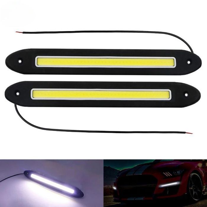 Kit de 2 bande de feux de jour led flexible pour voiture
