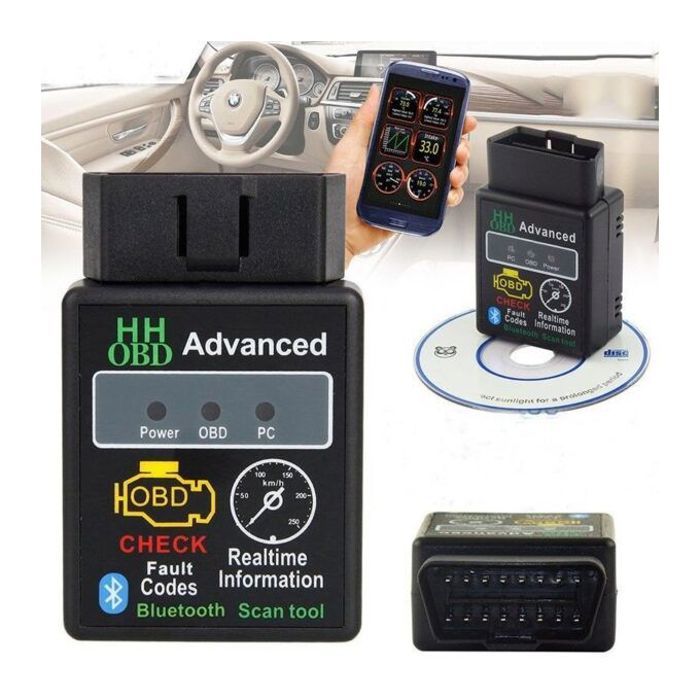 Scanner de diagnostic voiture bluetooth obd2 elm327 v2.1
