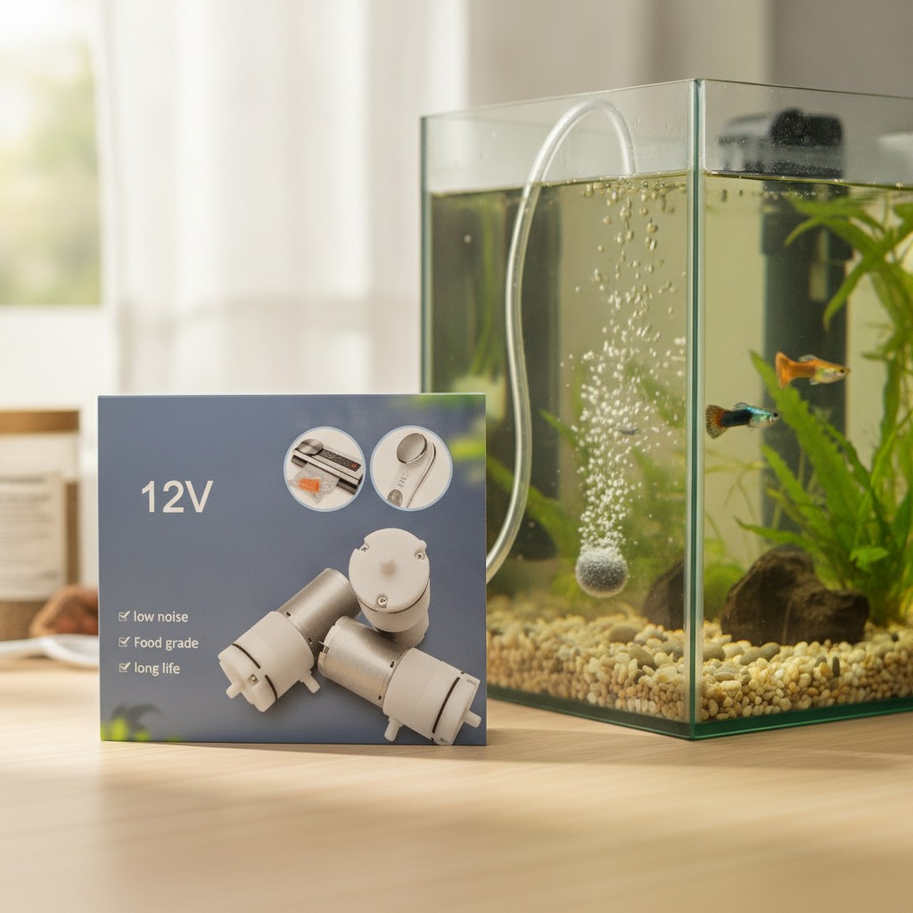Mini pompe à air électrique pour aquarium ino 12v - Marjane Mall - Image 3