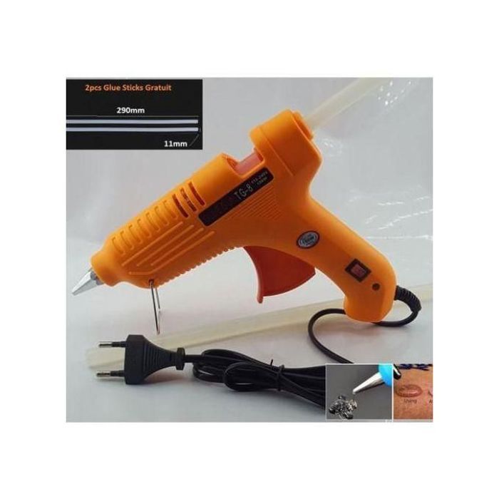 Pistolet à colle électrique fondue 100w