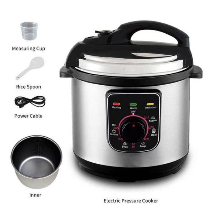 Jubake cuiseur à riz électrique multifonction intelligent 6l, antiadhésif