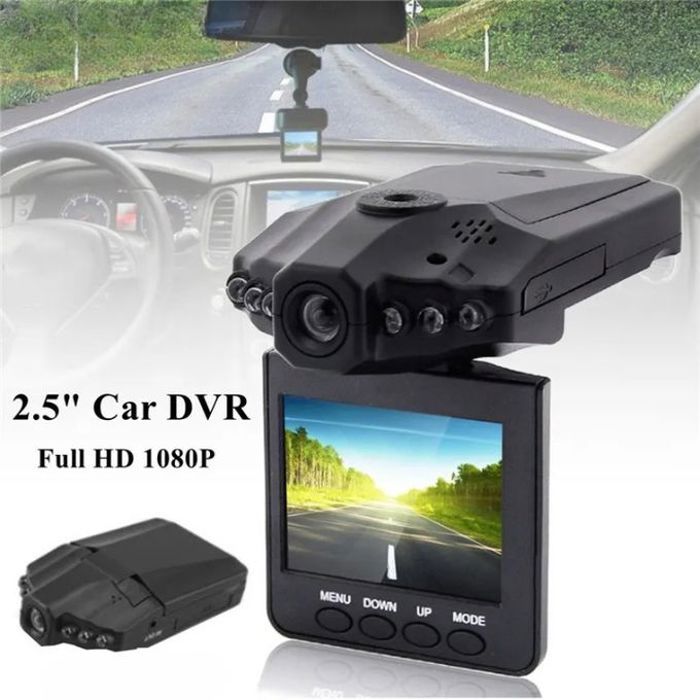 Caméra de tableau de bord de voiture fhd 1080p de 2,5 pouces