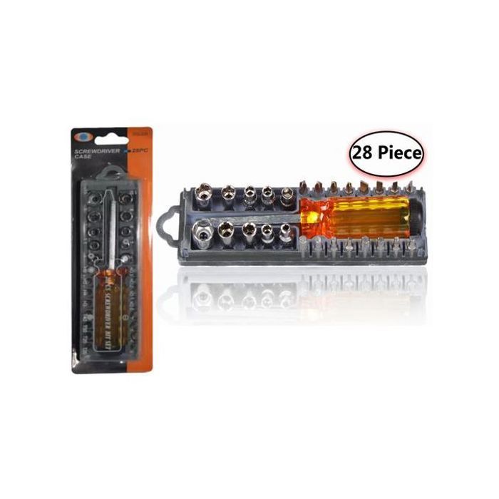 Kit d'outillage essentiel 28 embouts voiture