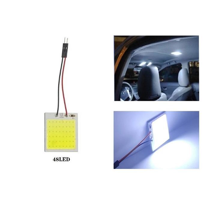 Lampe de plaque d'immatriculation de voiture 48 led, éclairage intérieur voiture