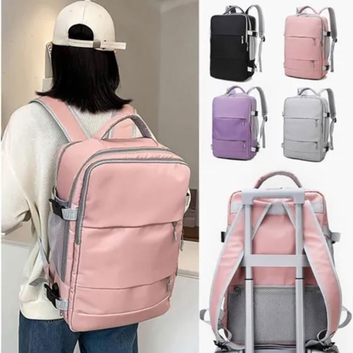 Sac à dos de voyage antivol pour femme, sac à dos hydrofuge