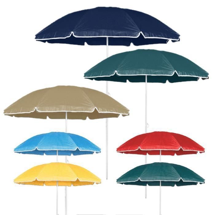 Parasol de plage imperméable uv (couleur aléatoire)