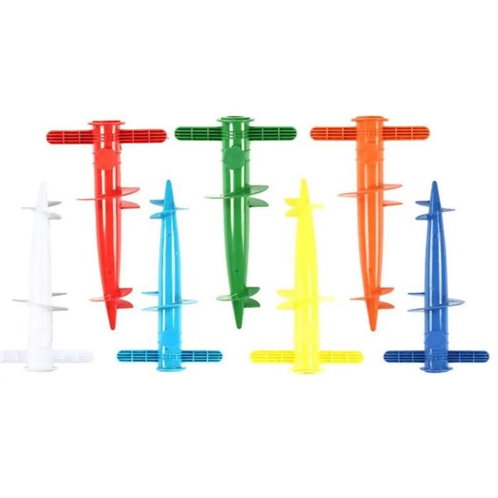 Support de parasol portable en plastique pour plage et jardin