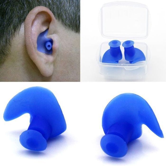 Bouchons de natation d'oreilles piscine plage city surf club sous marine plongée