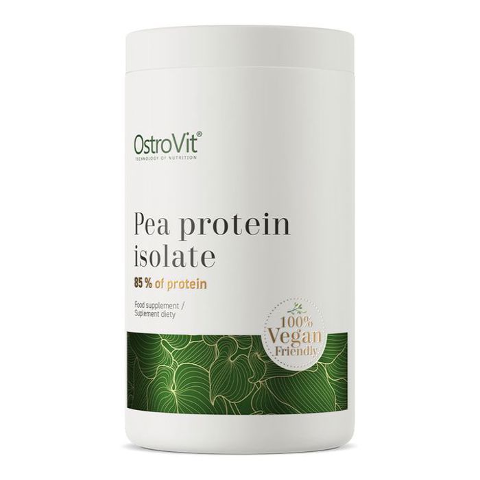 Pea Protein Isolate 480 g Natural - Isolat de Protéines de Pois, BCAA, EAA & Acides Aminés