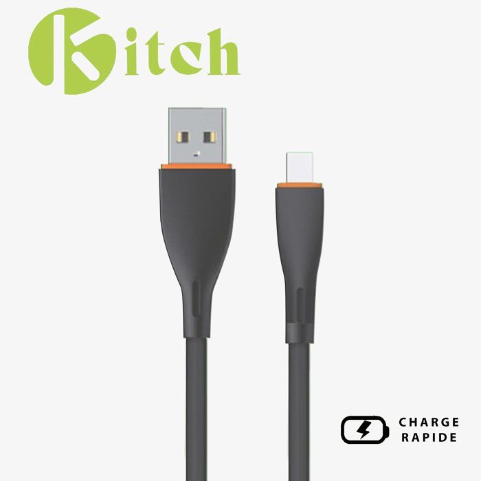 Câble USB vers USB-C 2m NOIR