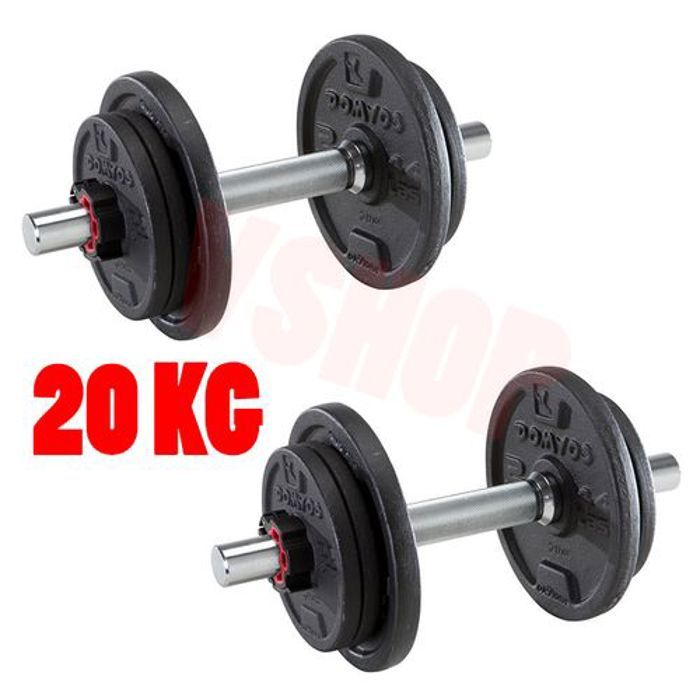 KIT HALTÈRES MUSCULATION KIT 20 KG