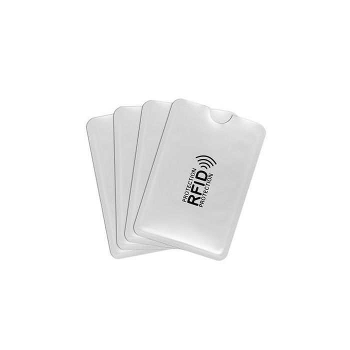 Rfid 4 pièces Protection Carte Bancaire Electronique Anti Vol, Anti Piratage 4 piéces