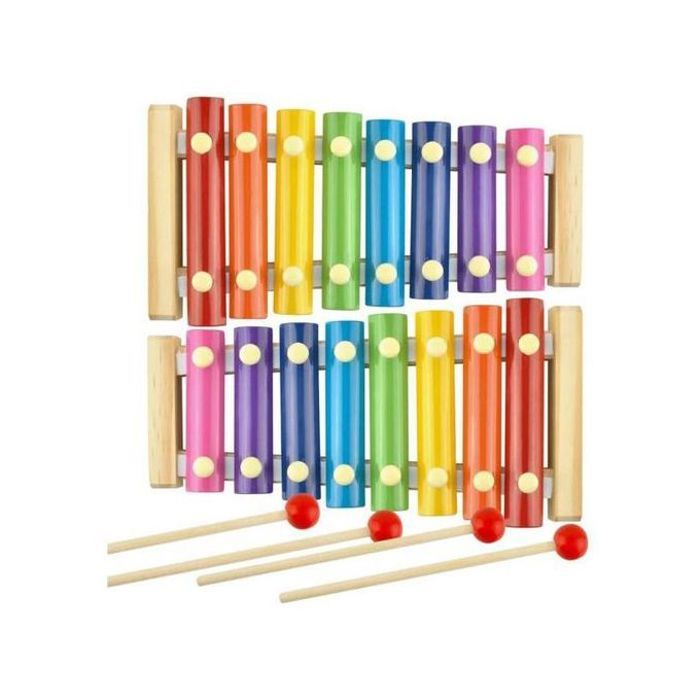 Piano en bois pour enfants : 8 notes claires pour une première mélodie
