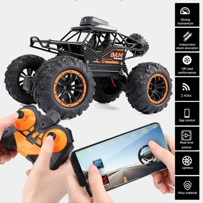 Voiture télécommandée avec caméra WiFi : un cadeau idéal pour les enfants et les amateurs de gadgets