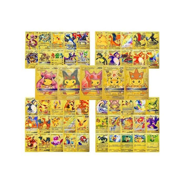 Cartes Pokémon GX, V et VMAX en feuille d'or : un cadeau parfait pour les collectionneurs