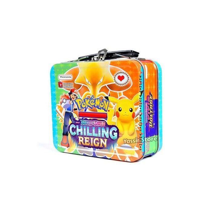 Valise de Cartes Pokémon Chilling Reign, avec 72 Cartes, pour des combats épiques