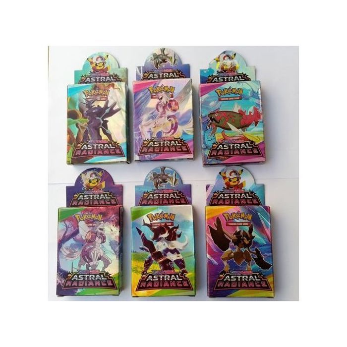 Boîte de 6 boosters Pokémon TCG : Brilliant Stars - Nouvelle carte Vstar et Vmax