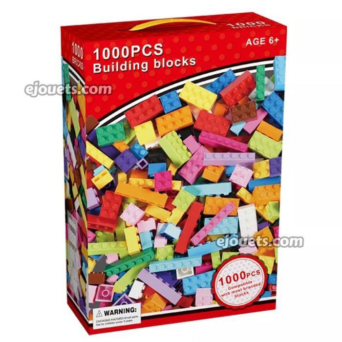 Blocs de Construction pour Enfants – 1000 Pièces pour Bricolage Créatif