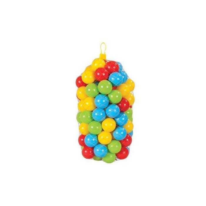 Filet de 50 Balles en Plastique Pilsan, pour des jeux d'intérieur et d'extérieur