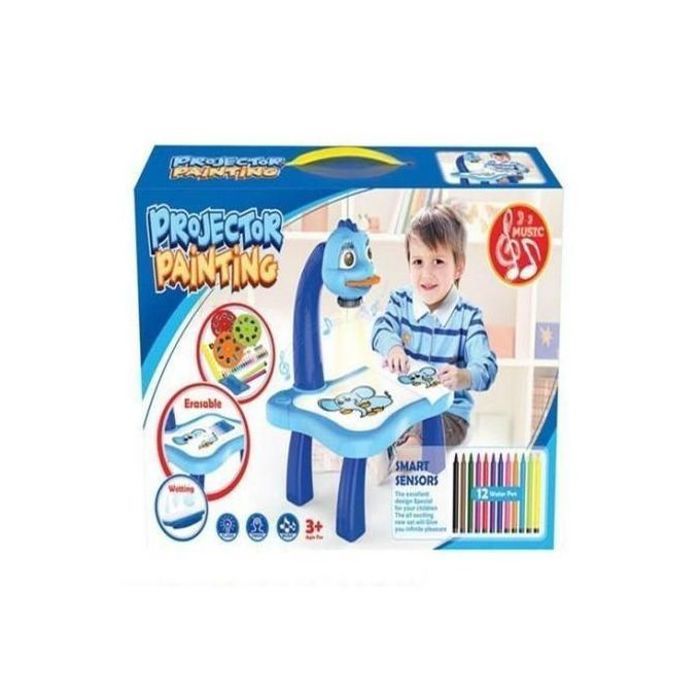 Table de peinture artistique pour enfants - projection de peinture grand taille