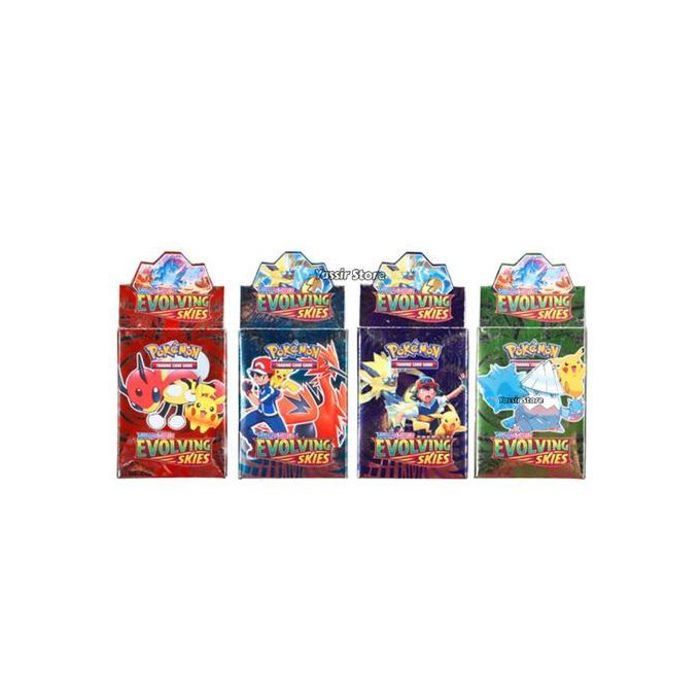 25pcs pokemon evolving skies anglais trading card game booster box