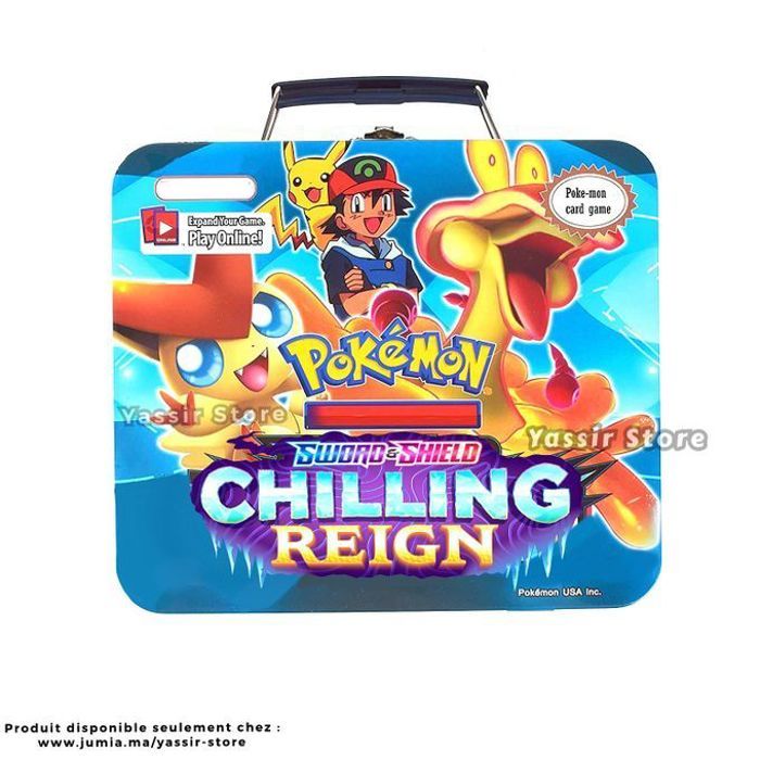 Valise de cartes pokémon s word and shield battle styles - 72 carte