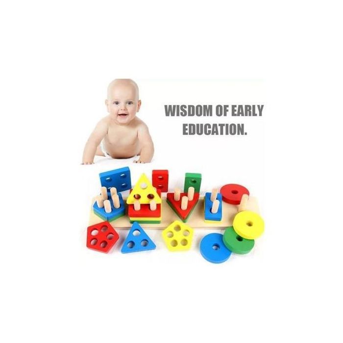 Jeu enfant drop 3d - apprentissage des formes