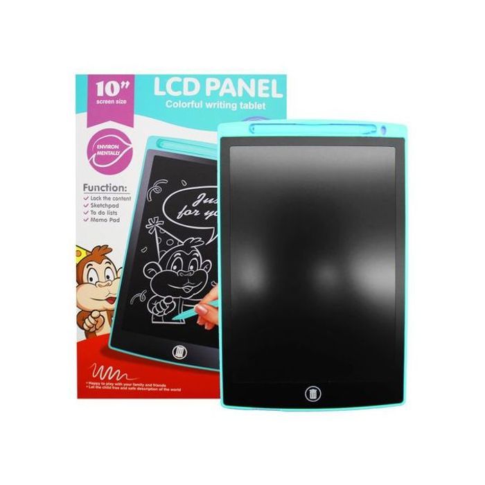 Ardoise numérique à écran lcd 10 pouces pour écriture et dessin