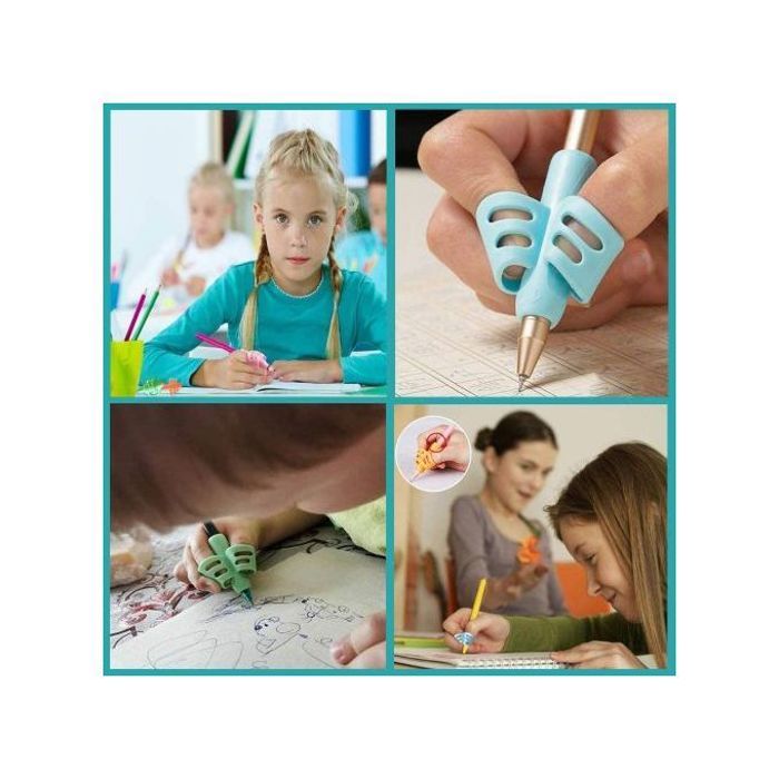 Support de stylo à double doigt pour élèves (lot de 3)