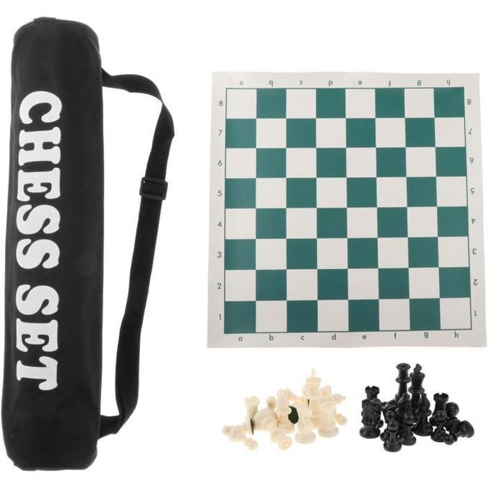 Jeu d'échecs portable - voyage, camping, club d'école, tournoi vip
