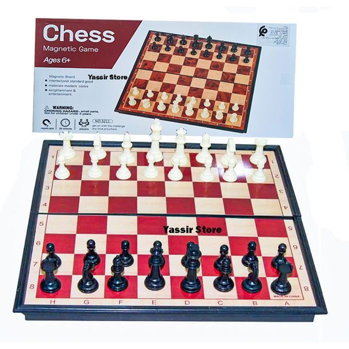 Jeu d'échecs pliable magnétique - brain chess