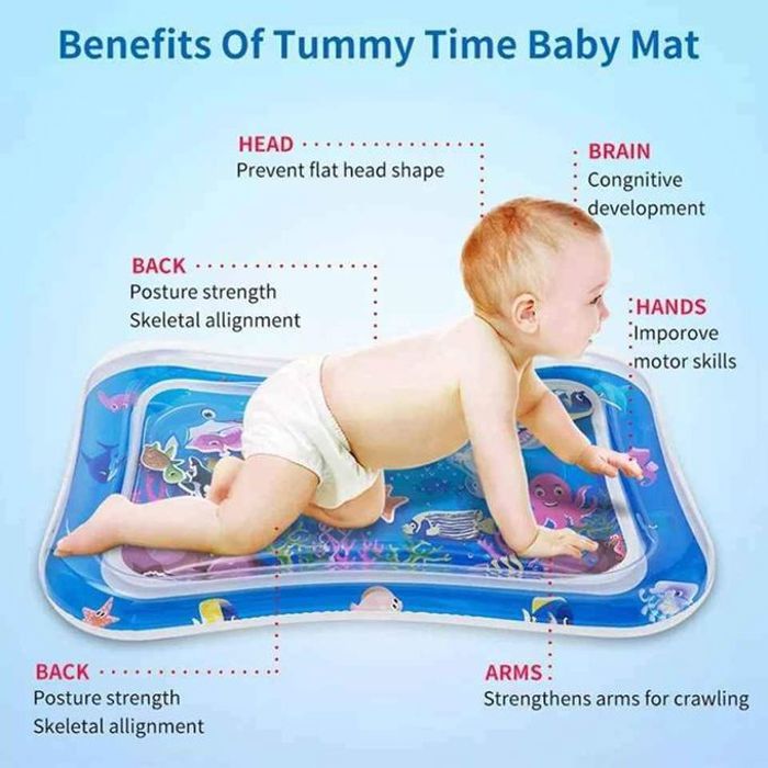 Tapis d’Eau Gonflable pour Bébé et Enfant – Jeu d’Éveil - 66 × 50 cm