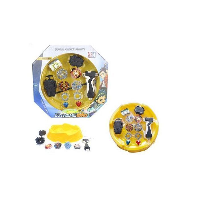 Jeu beyblade toupies burst avec cercles métalliques