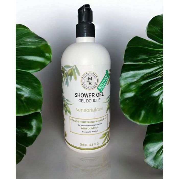 Gel douche - Olive - Hydratation Intense - 500 ml - Peaux sèches - Nettoyage doux