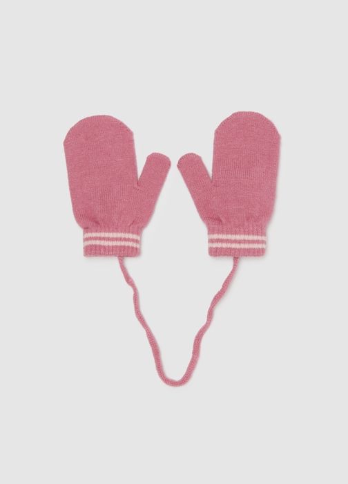 Mitaines avec cordon - Powder Pink