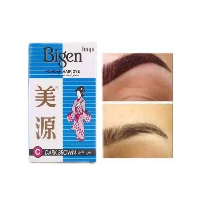 Teinture permanente en poudre Bigen (6g) - Coloration permanente marron foncé