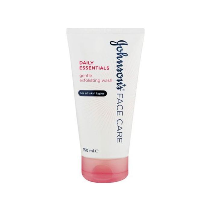 Nettoyant exfoliant doux pour le visage Johnson's Baby Face Care Daily Essentials (150 ml)