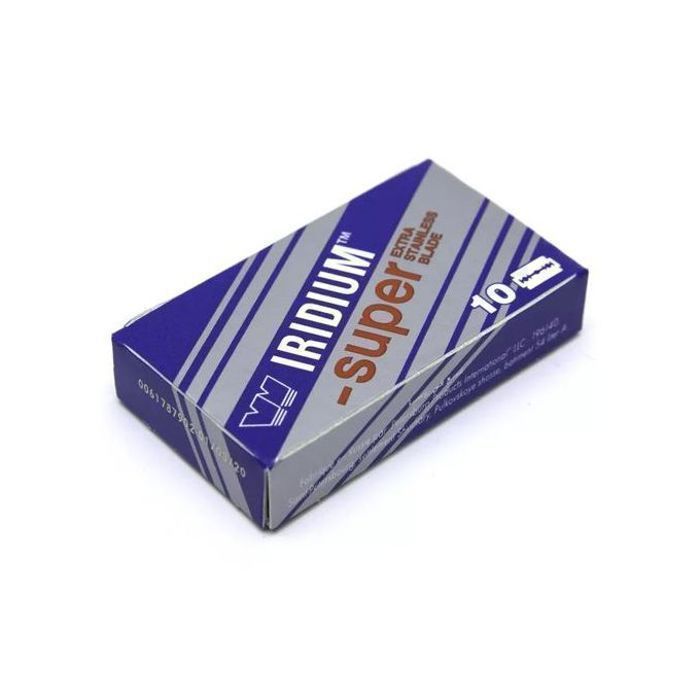 Rasoir de Sécurité Professionnel Ultra Iridium - Pour Hommes - Avec Double Lame - Idéal pour les professionnels de la coiffure.