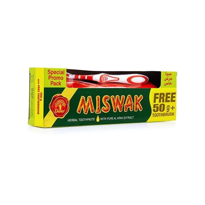Dentifrice Dabur Miswak pour enfants avec brosse à dents