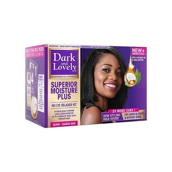 Défrisant hydratant Dark And Lovely Superior Moisture Plus - Pour cheveux épais