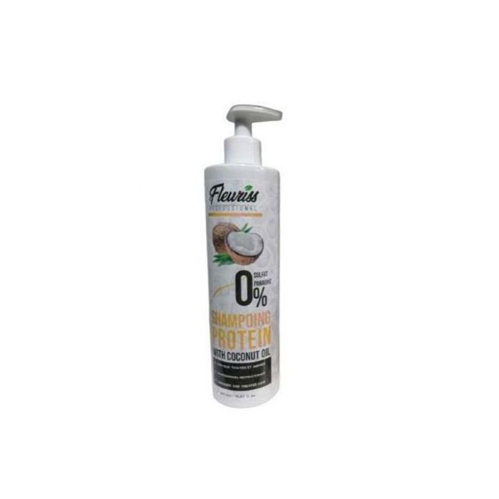 Shampoing sans sulfate Fleuriss pour cheveux traités et abîmés 400 ml