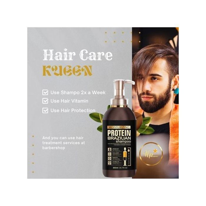 Shampoing brésilien Keratine Queen sans sulfates ni parabènes 800ml