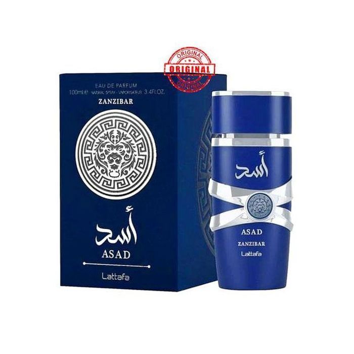 Eau de parfum Lattafa Assad Zanzibar : un parfum aux notes épicées et boisées pour homme.