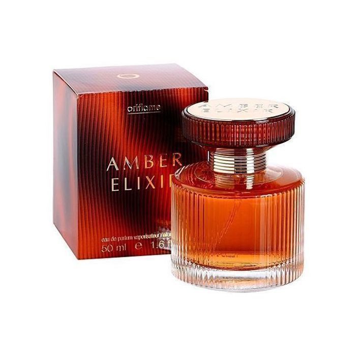 Eau de parfum Oriflame AMBER ELIXIR, 50ml, parfum oriental vanillé boisé