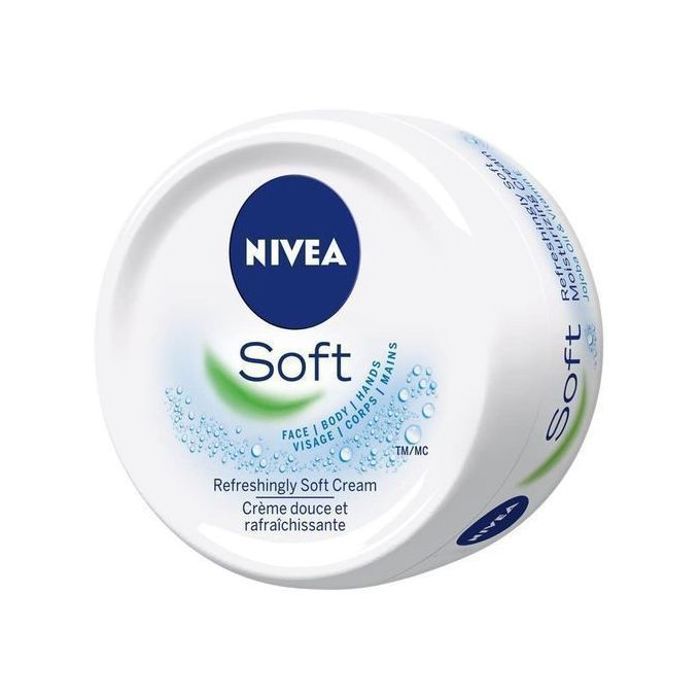 Crème hydratante douce Nivea Soft (100 ml) - Pour visage, corps et mains