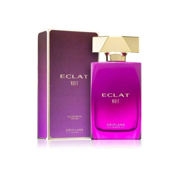 Eau de parfum Oriflame Eclat Nuit : un parfum floral et fruité pour une sensualité féminine.