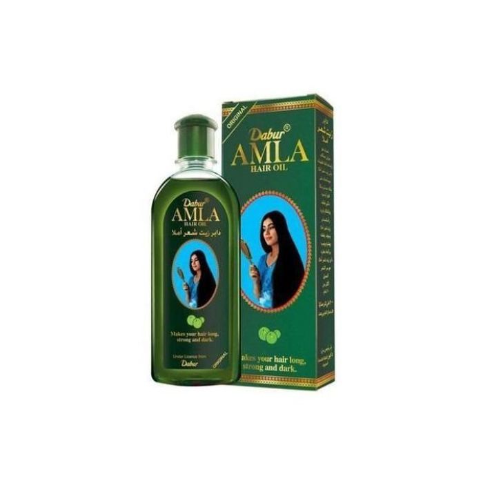 Huile pour cheveux Dabur Amla pour des cheveux longs, forts et noirs  - 200ml