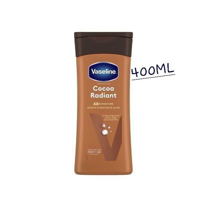 Lotion Hydratante Corps au Cacao – Vaseline Intensive Care 400 ml